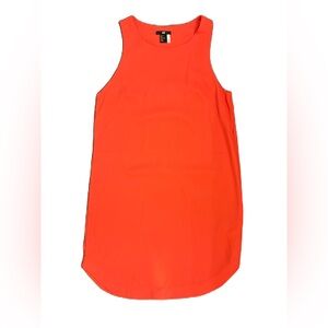 H&M Vibrant Orange Sleeveless Dress - Size 6
